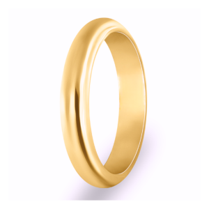 Vyriškas vestuvinis žiedas – D-shape (3,70 mm)