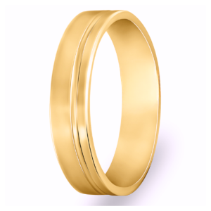 Vyriškas vestuvinis žiedas – Flat IV (5,30 mm)