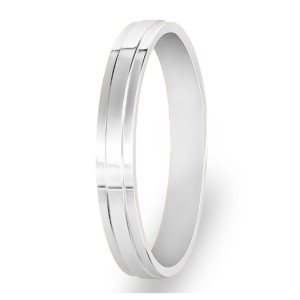 Vyriškas vestuvinis žiedas – Linijos I (3,70 mm)