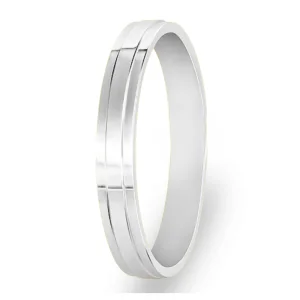 Vyriškas vestuvinis žiedas – Linijos I (3,70 mm)