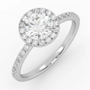 Saderināšanās gredzens ar 2,85 ct Lab Grown dimantiem (audzētiem dimantiem)