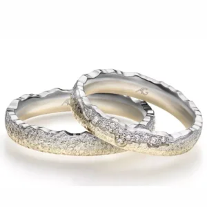 Gerstner vestuvinis žiedas be deimantu – Reljefas X