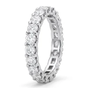 Balto aukso deimantinė juostelė – Deimantų kelias (1,68 ct) žiedas-juostelė balto aukso