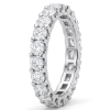 Balto aukso deimantinė juostelė – Deimantų kelias (1,68 ct) žiedas-juostelė balto aukso