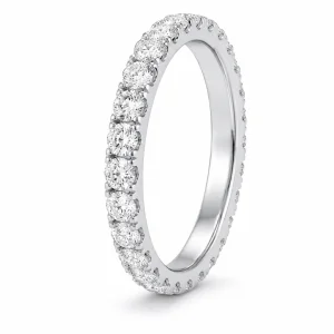 Balto aukso žiedas „Deimantinis tviskesys“ su deimantais (2,49 ct)