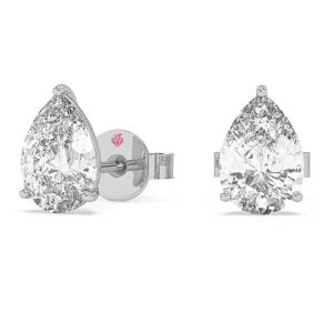 Серьги с бриллиантом - PEAR БРИЛЛИАНТЫ