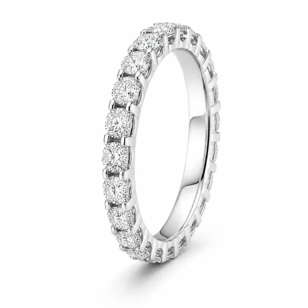 MODESTOS VESTUVINIS ŽIEDAS (1,40 ct) balto aukso 2