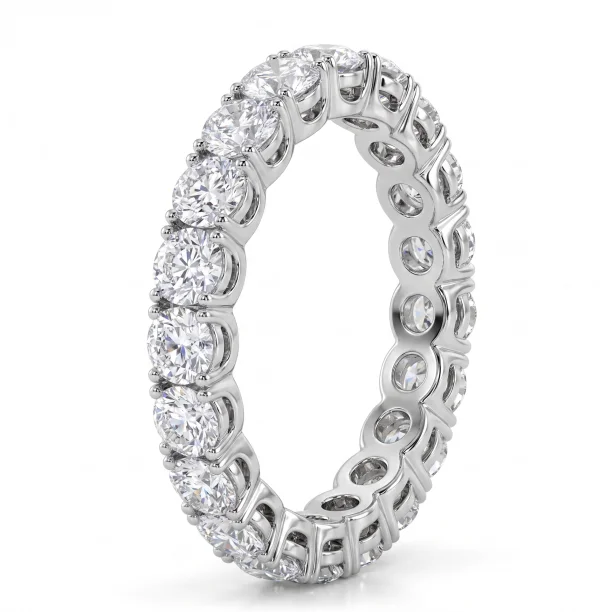 Žiedas su briliantu „Daugybė žvaigždžių” (1,80 ct) 2 balto aukso