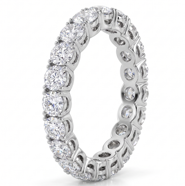 Žiedas su briliantu „Daugybė žvaigždžių” (1,80 ct) 2 balto aukso