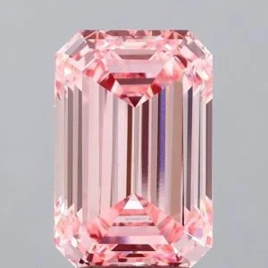 Laboratorinis Emerald Deimantai Fancy Vivid Pink