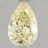 1.04 ct Laboratorinis Deimantas Pear formos – Fancy Intense Yellow VVS2