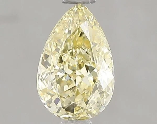 1.04 ct Laboratorinis Deimantas Pear formos – Fancy Intense Yellow VVS2