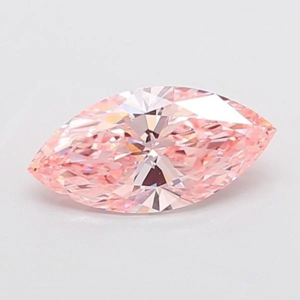 2.03 ct Laboratorinis Deimantas Markizės formos – Fancy Vivid Pink VVS2