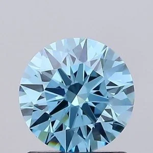 1.03 ct Laboratorinis Deimantas formos – Fancy Vivid Blue