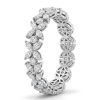 Deimantinė juostelė 35 Marquise & Round 8.90 karatai balto aukso