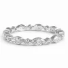 Deimantinė juostelė su laboratoriniais 6 Marquise & 6 Round deimantais 3.60 karatai balto aukso