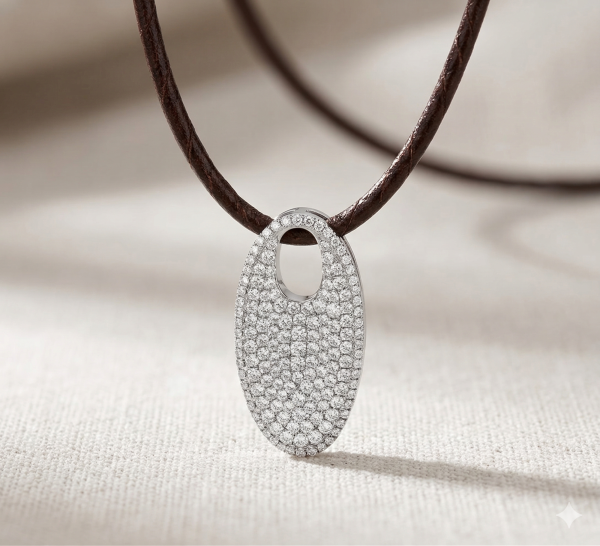 Pakabukas vyrui su deimantais (2.13 ct)