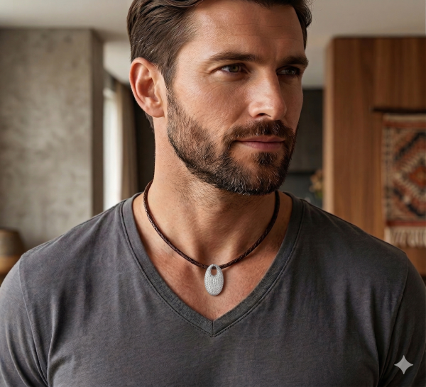 Pakabukas vyrui su deimantais