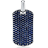 Pakabukas vyrui su mėlynais safyrais (2.60 ct)