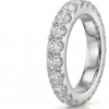 Deimantinė juostelė su deimantais (4.50 ct) 4.40 mm balto aukso