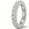 Deimantinė juostelė su laboratoriniais deimantais (4.30 ct) 4.20 mm raudonas aukso balto auksas