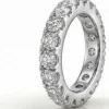 Deimantinė juostelė su laboratoriniais deimantais (9.10 ct) 5.90 mm baltas auksas