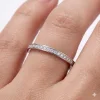 Žiedas-juostelė su deimantais Channel (15 vnt - 0.15 ct) 1.90 mm