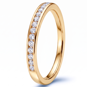 Žiedas-juostelė su deimantais Channel geltonas auksas (15 vnt - 0.15 ct) 1.90 mm.png