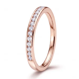 Žiedas-juostelė su deimantais Channel raudonas auksas (15 vnt - 0.15 ct) 1.90 mm.png