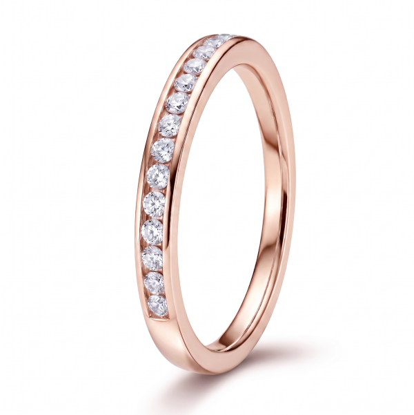 Žiedas-juostelė su deimantais Channel raudonas auksas (15 vnt - 0.15 ct) 1.90 mm.png