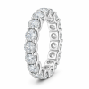 Balto auksoDeimantinė juostelė su deimantais - Deimantinis žiedas (5.50 ct) 4.30 mm