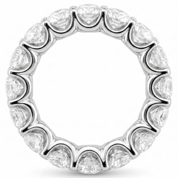 Deimantinė juostelė su deimantais - Deimantinis žiedas (5.50 ct) 4.30 mm balro aukso
