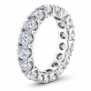 Balto aukso deimantinė juostelė su laboratoriniais deimantais (7.50 ct) 5.50 mm