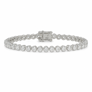 Apyrankė su deimantais - Tennis apyrankė 3.00 ct baltas auksas 