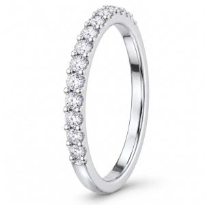 Moderni balto aukso deimantinė juostelė (0,47 ct) AB429953