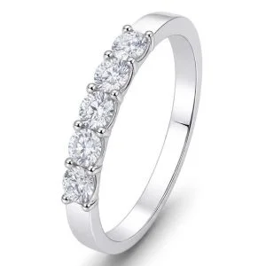 Žiedas su deimantais - deimantinė juostelė 0.25 ct AB168005